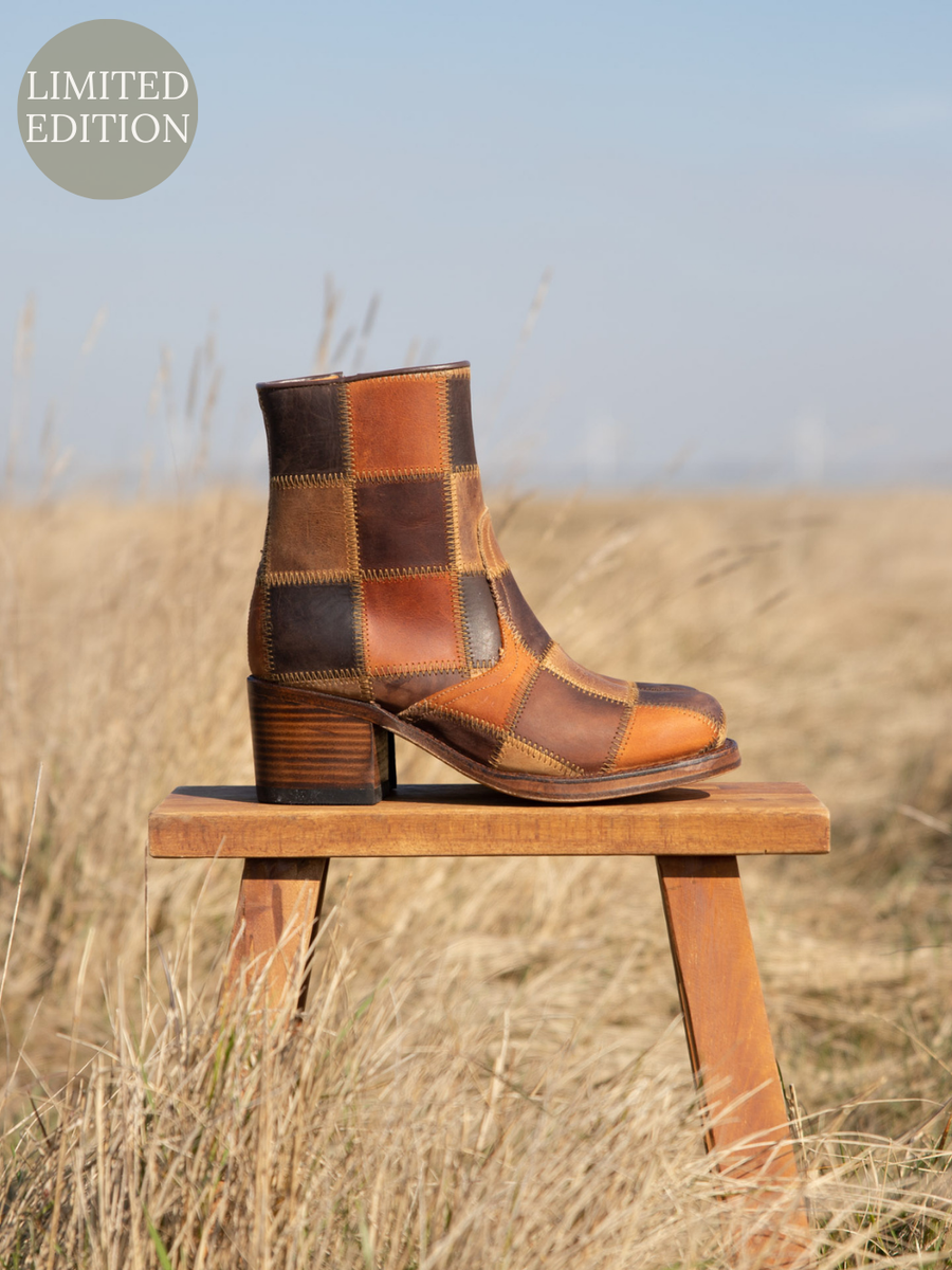 Patchwork Ankle Boots – Dandelie