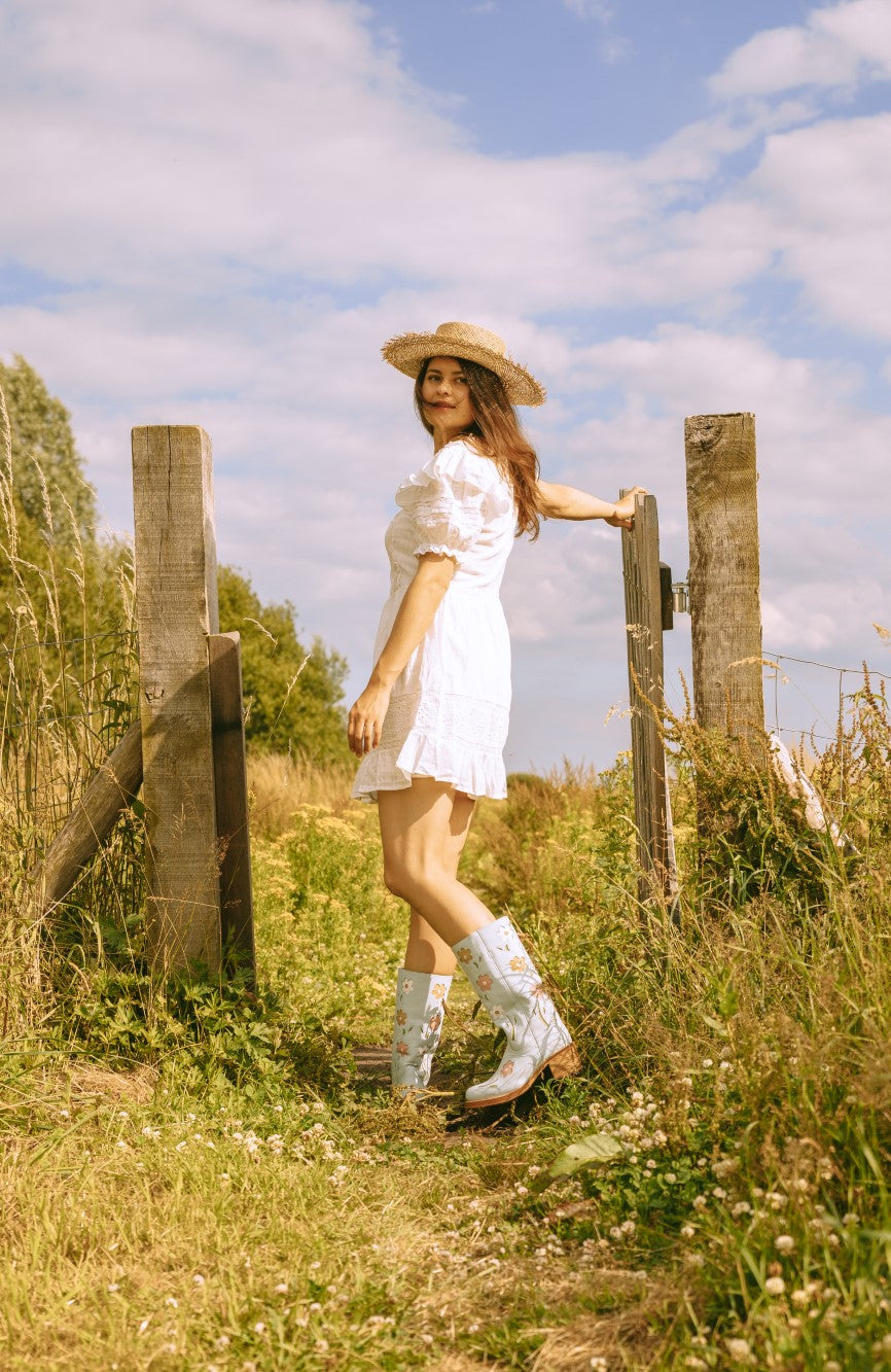 Sendra retro boots blue