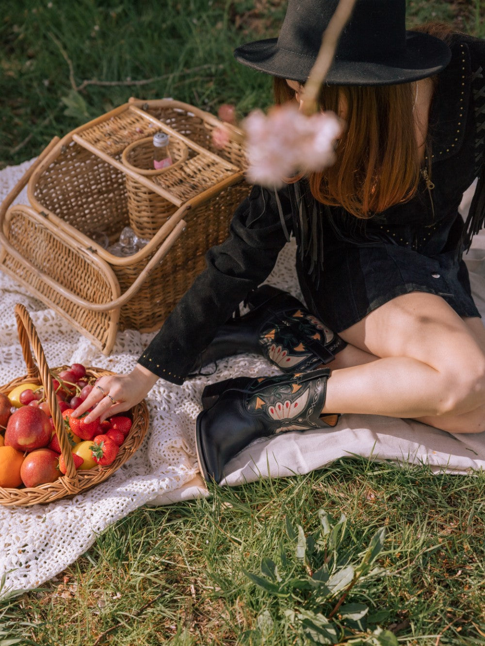 Sendra Tullia Ankle Boots Black