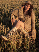 Handcrafted western boots with flowers