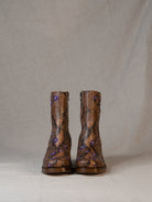 Sendra flower ankle boots snake dandelie