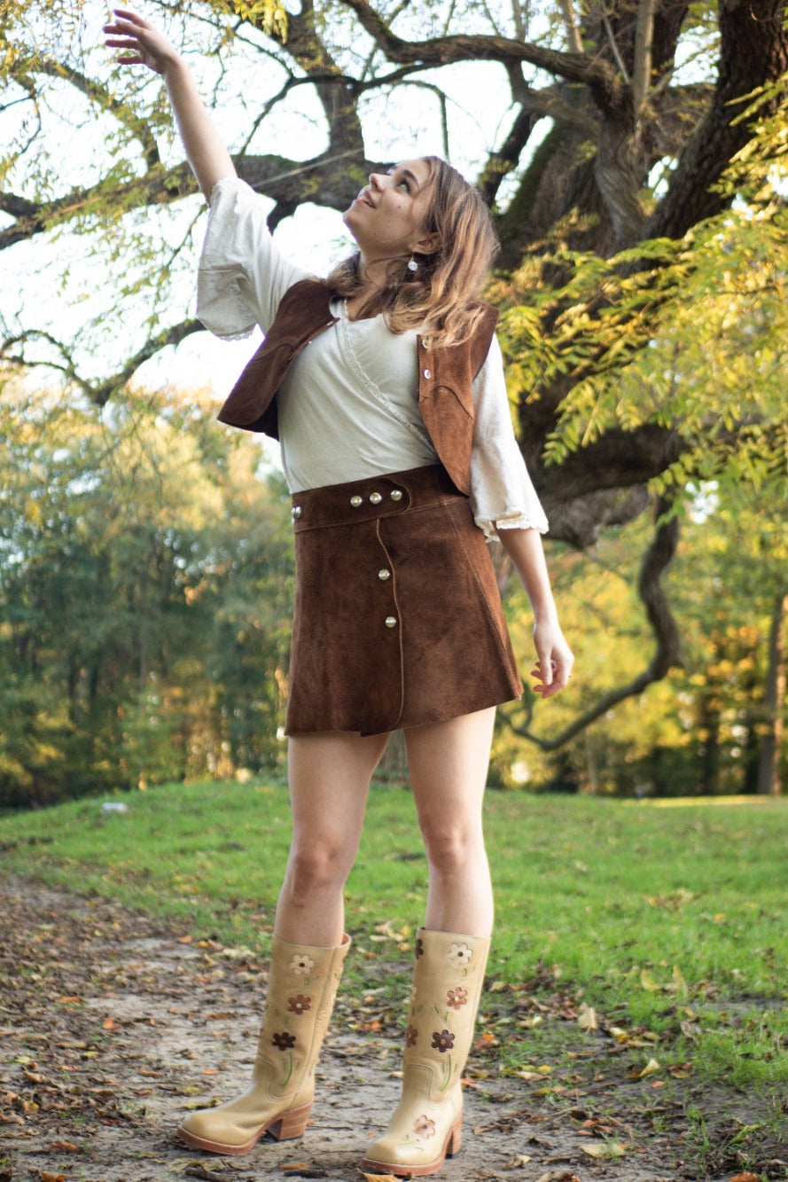 Vintage Leather Set brown